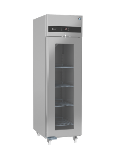 Hoshizaki Premier KG 60 C DR U Glass Single Door Stainless Steel Upright Display Refrigerator, 480 Litres - KG-60-C-DR-U - 1