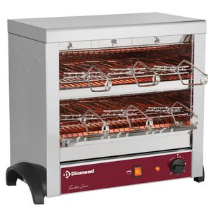 Diamond M6-TOSTI/N 6 Tongs Quartz Toaster - M6-TOSTI-N - 1