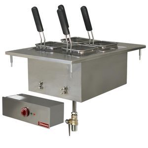 Diamond EDI/CP4 4 Basket Freestanding Electric Pasta Cooker, 6kW - EDI-CP4 - 1