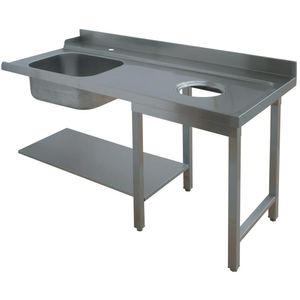 Diamond DTVO-15 Right Pre-Wash Entry Table - DTVO-15 - 1