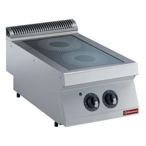 Diamond E17/2VC4T-N Vitroceramic Electric 2 Induction Hob Cooker, 4.4kW - E17-2VC4T-N - 1