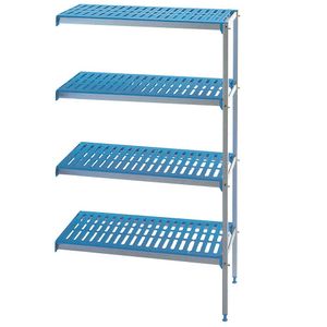 Diamond RAA/445-4/EF Corner Rack In Anodised Aluminium Gn 4 Levels "Modular Rack" - RAA-445-4-EF - 1
