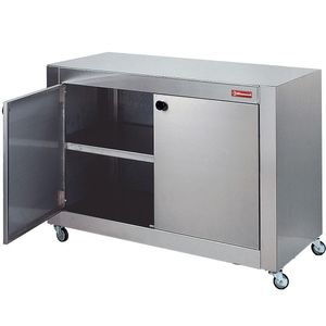 Diamond RAP-CM Cupboard In Stainless Steel, With Wheels - RAP-CM - 1