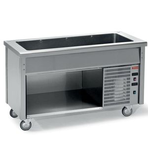 Diamond RCT12-R2 Refrigerated Tank Element on Refrigerated Open Cupboard, 3 x 1/1 GN - RCT12-R2 - 1