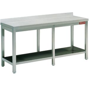Diamond TL2271A Work Table With Undershelf + Rear Edge - TL2271A - 1