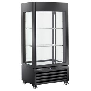 Diamond MAX-609-VB Glass Showcase w/ 1 Base Level & 2 Shelves, 600 Litres - MAX-609-VB - 1