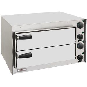 Diverso WR-PZ35-PX Pizza oven 350 mm, double chamber - WR-PZ35-PX - 1