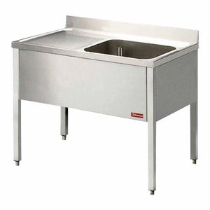 Diamond L1410S-KD-D Sink w/ Left Draining Board - L1410S-KD-D - 1