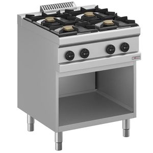 Diverso WR-G4BA-A1 Gas range 4 burners, on open cupboard - WR-G4BA-A1 - 1
