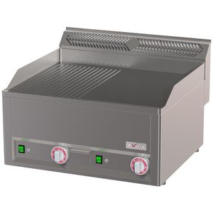Diverso WR-EPMD-27 Double electric griddle, 1/2 grooved 1/2 smooth -Top- - WR-EPMD-27 - 1