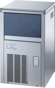 DC DCQ30-10A Self Contained Qube Ice Machine with Drain Pump, 30kg/24hrs Output / 10kg Storage - DCQ30-10AD - 1