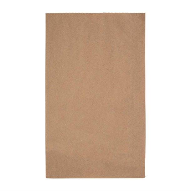 Fiesta Green Compostable Biodegradable Recyclable Kraft Grab Bags 292 x 177mm 11.5" x 7" Compostable Recyclable - Pack of 1000 - FC872 - 1