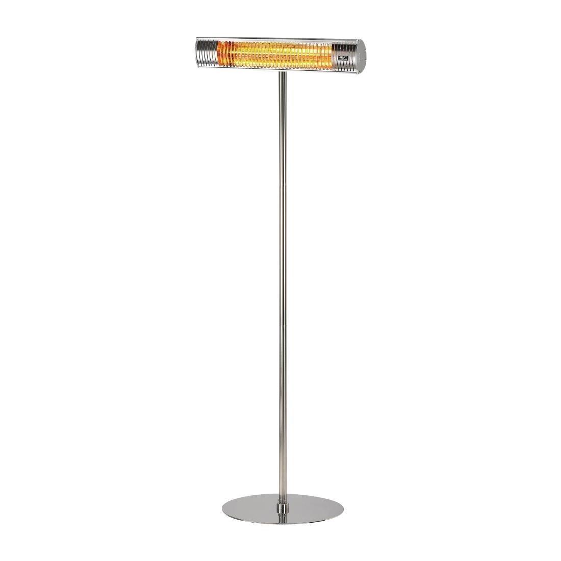 Shadow ULG Silver Heater with Medium Stainless Steel Stand 2kW - 1