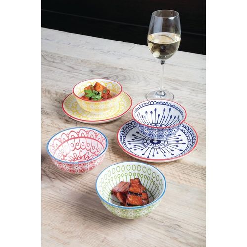 Olympia Fresca Small Bowls Red 120mm (Pack of 6) - DR770 - 4