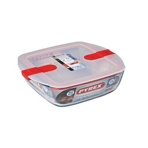 Pyrex Cook and Heat Square Dish with Lid 2.2Ltr - FC365 - 3