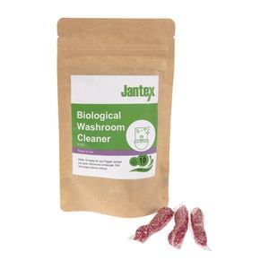 Jantex Green Biological Washroom Cleaner Sachets (Pack of 10) - FT321 - 3