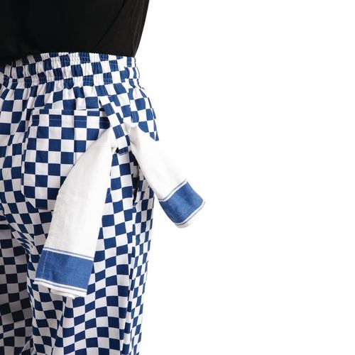 Whites Easyfit Trousers Teflon Big Blue Check XS