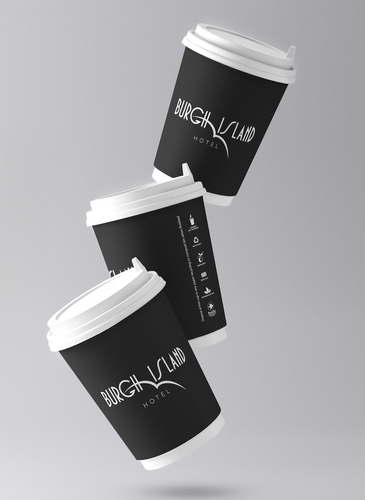 1,000 8oz DW -Burgh Island cups - 1