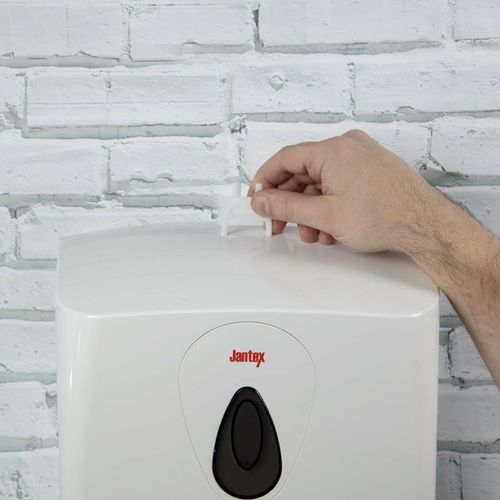Jantex Multi-Fold Hand Towel Dispenser White - GD839 - 6