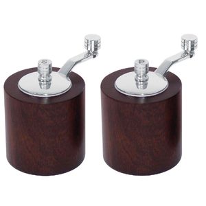Olympia Dark Wood Salt and Pepper Mill Grinder Set - CE247 - 3