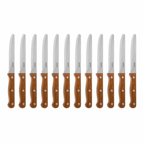 Olympia Rounded Steak Knives Wood (Pack of 12) - CS717 - 8