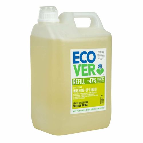 Ecover Lemon and Aloe Vera Washing Up Liquid Concentrate 5Ltr - GG203 - 2