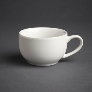 Olympia Cafe Coffee Cups White 228ml (Pack of 12) - GK074 - 1