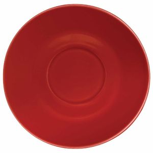 Olympia Cafe Saucers Red 158mm (Pack of 12) - GL047 - 1