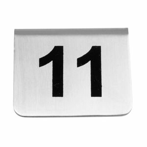 Stainless Steel Table Numbers 11-20 (Pack of 10) - U047 - 3