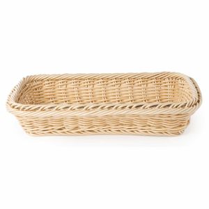 Polypropylene Natural Rattan Basket 1/3 GN - CF304 - 3