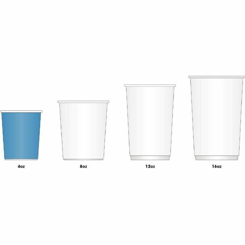 Fiesta Recyclable Espresso Cups Single Wall Kraft 112ml / 4oz (Pack of 50) - GP446 - 5