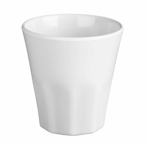 Olympia Kristallon Melamine Plastic Tumbler White 290ml (Pack of 6) - CR346 - 1