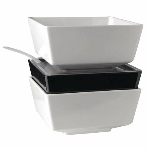APS Float Black Square Bowl 7in - GF097 - 5