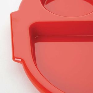 Olympia Kristallon Small Polycarbonate Compartment Food Trays Red 322mm - DL126 - 3