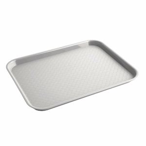 Olympia Kristallon Polypropylene Fast Food Tray Grey Small 345mm - DP217 - 1