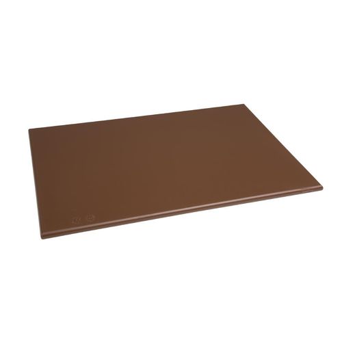 Hygiplas High Density Brown Chopping Board Standard - J004 - 1