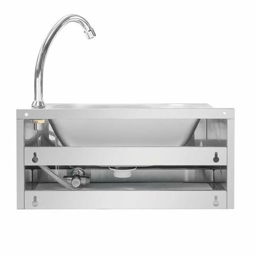 Vogue Stainless Steel Knee Operated Sink - GL280 - 4