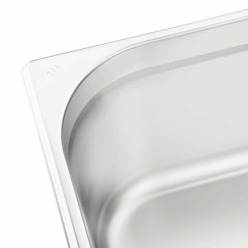 Vogue Stainless Steel 2/1 Gastronorm Pan 200mm - GM317 - 5