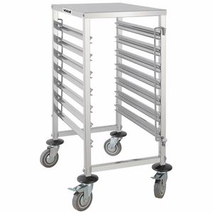 Vogue Gastronorm Racking Trolley 7 Level - GG498 - 1