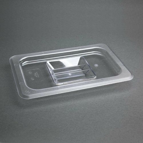Vogue Polycarbonate 1/4 Gastronorm Lid Clear - U247 - 4
