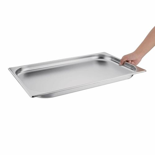 Vogue Stainless Steel 1/1 Gastronorm Pan 20mm - K998 - 5