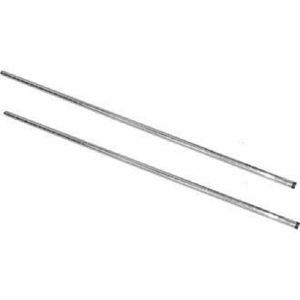 Vogue Chrome Upright Posts 1270mm (Pack of 2) - U887 - 1