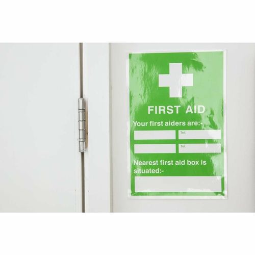 First Aiders Nearest First Aid Box Sign - Y922 - 6