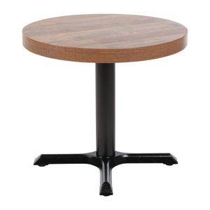 Bolero Pre-Drilled Round Table Top Urban Dark 600mm - DR822 - 3