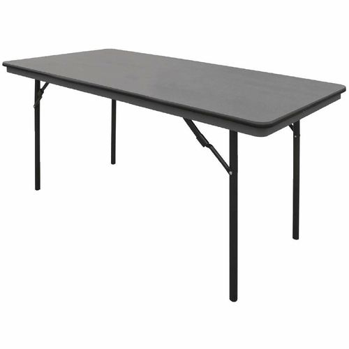 Bolero ABS Rectangular Folding Table Grey 5ft - GC595 - 1