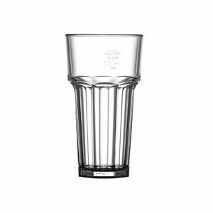 BBP Polycarbonate American Hi Ball Glasses Lined Half Pint CE Marked at 285ml - U408 - 1