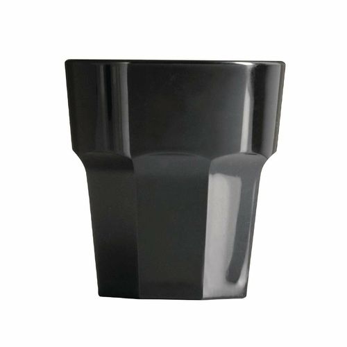 BBP Polycarbonate Rocks Tumbler 256ml Black (Pack of 36) - DC413 - 1