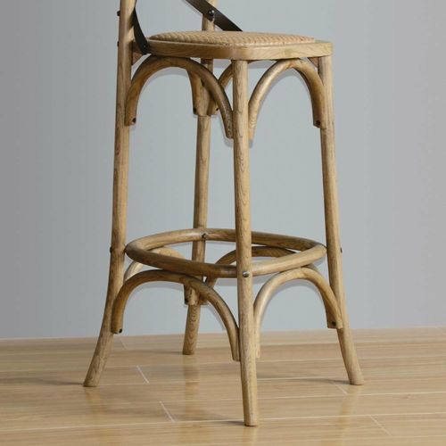 Bolero Wooden Barstool with Backrest - GG657 - 5