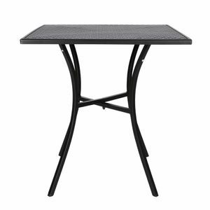 Bolero Black Steel Patterned Square Bistro Table 700mm - GG706 - 3