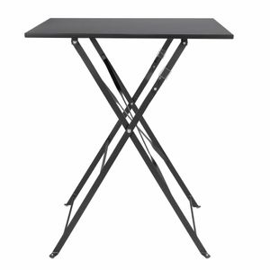 Bolero Black Square Pavement Style Steel Table - GK989 - 3